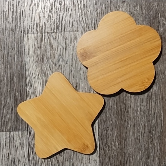 2 Mosaic Pieces Star Flower 6" - Picture 4 of 4